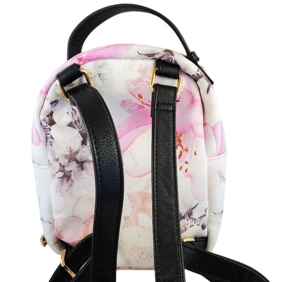 Betsey Johnson Puppy Dog Mini Backpack & Wallet Set Floral Print NWOT - Picture 8 of 10